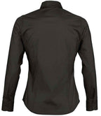 SOL'S Ladies Eden Long Sleeve Fitted Shirt - Black