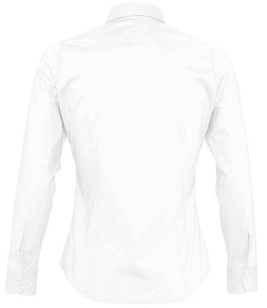 SOL'S Ladies Eden Long Sleeve Fitted Shirt - White