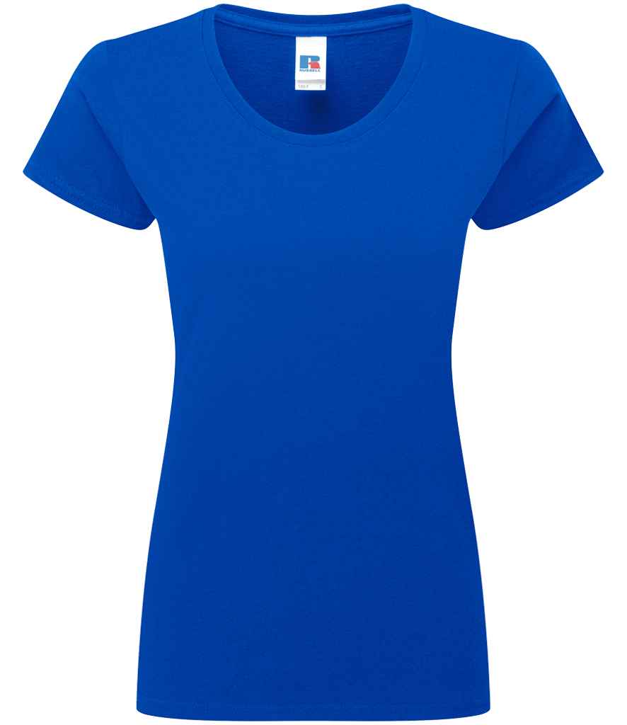 Russell Athletic Ladies Authentic Classic Ringspun T-Shirt - Bright Royal