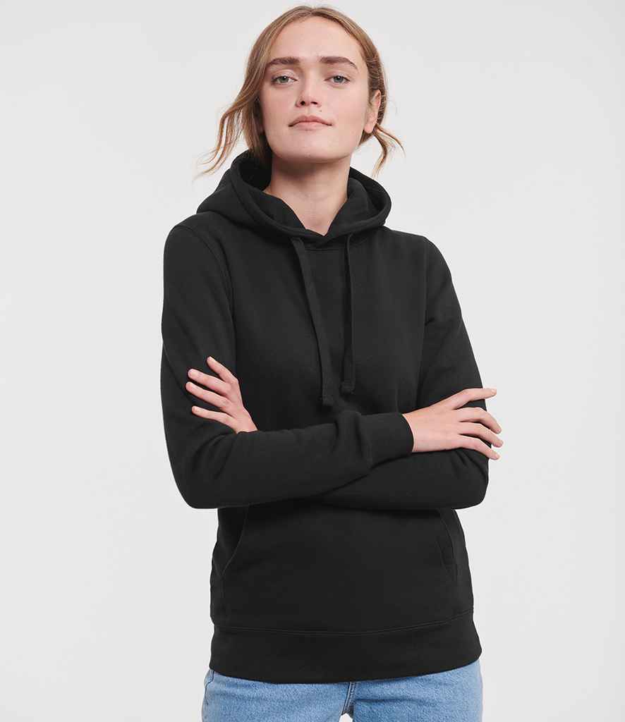 Russell Athletic Ladies Authentic Hooded Sweatshirt - Black