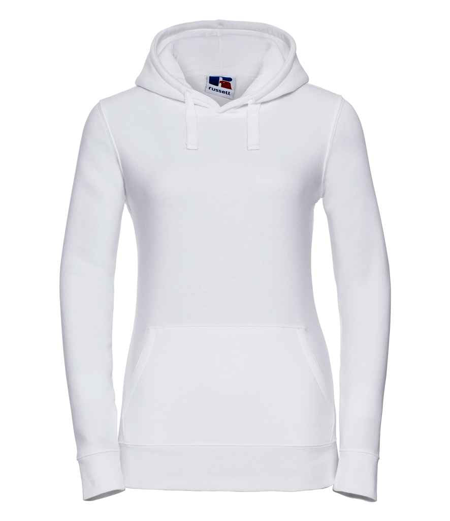 Russell Athletic Ladies Authentic Hooded Sweatshirt - White