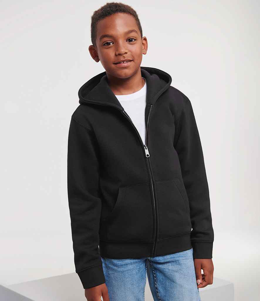 Russell Athletic Kids Authentic Zip Hooded Sweatshirt - Black