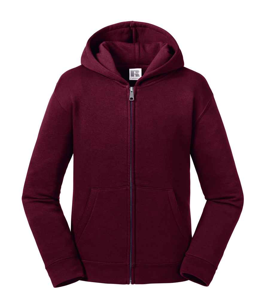Russell Athletic Kids Authentic Zip Hooded Sweatshirt - Burgundy