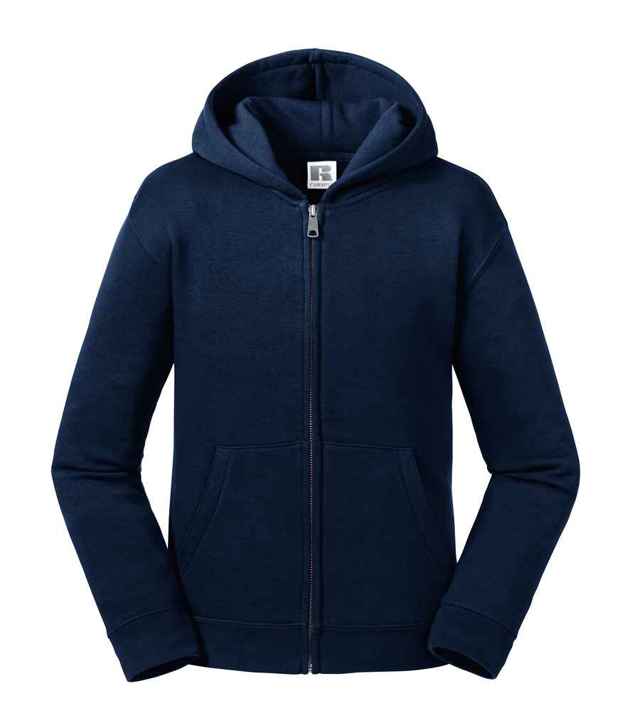 Russell Athletic Kids Authentic Zip Hooded Sweatshirt - French Navy