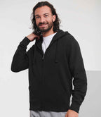 Russell Athletic Authentic Zip Hooded Sweatshirt - Black