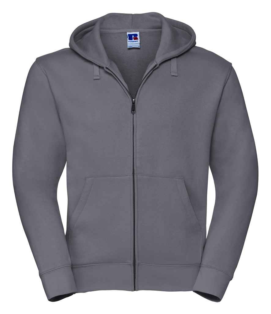 Russell Athletic Authentic Zip Hooded Sweatshirt - Convoy Grey