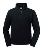 Russell Athletic Authentic Zip Neck Sweatshirt - Black