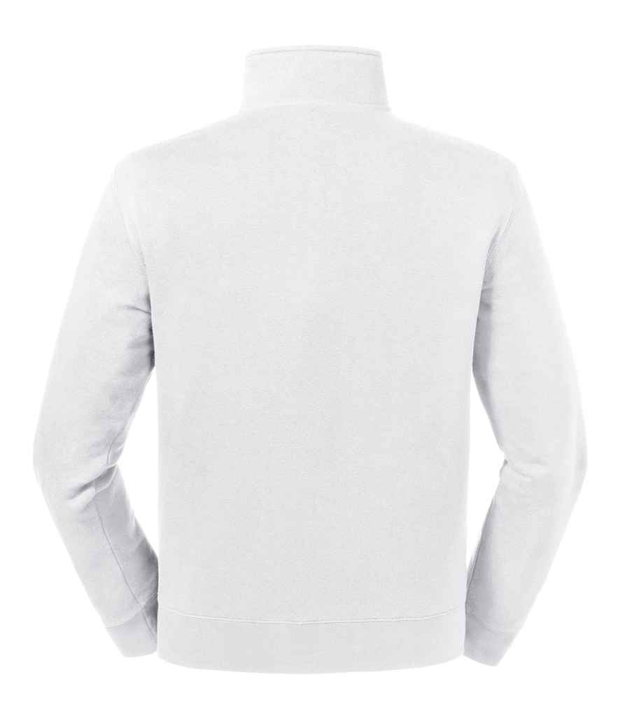 Russell Athletic Authentic Zip Neck Sweatshirt - White