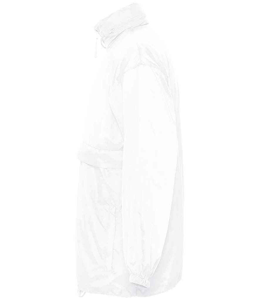 SOL'S Unisex Surf Windbreaker Jacket - White