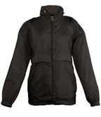 SOL'S Kids Surf Windbreaker Jacket - Black
