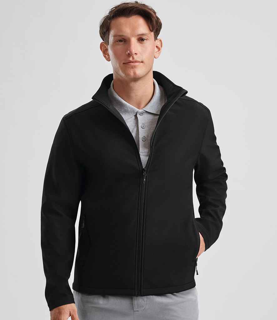 Russell Athletic Essential Recycled Soft Shell Jacket - Black