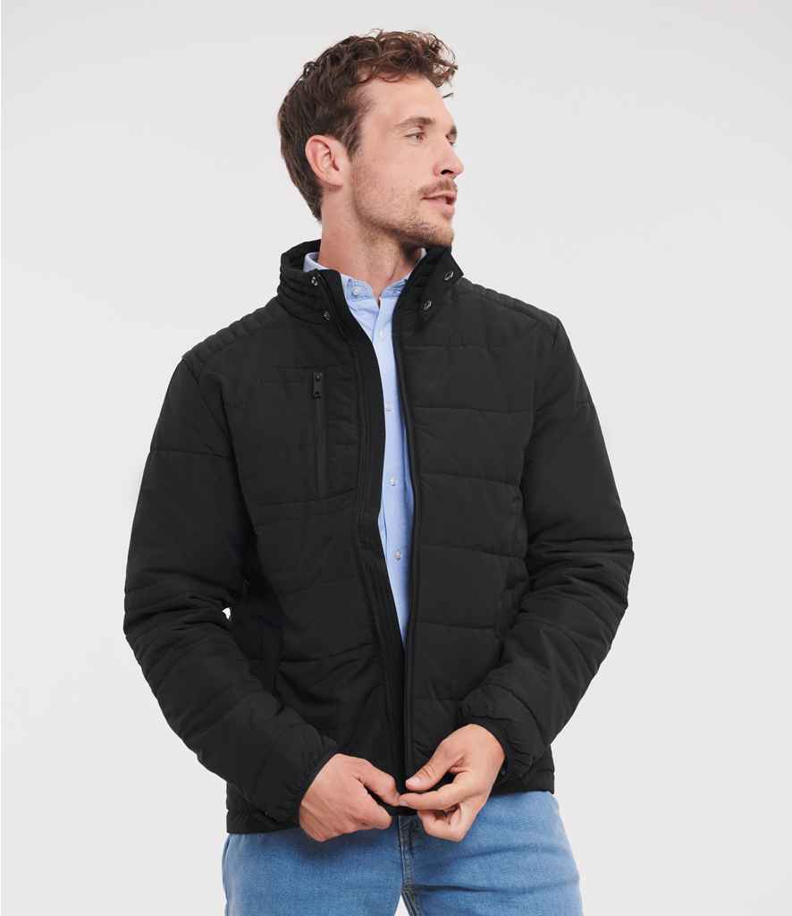 Russell Athletic Cross Padded Jacket - Black