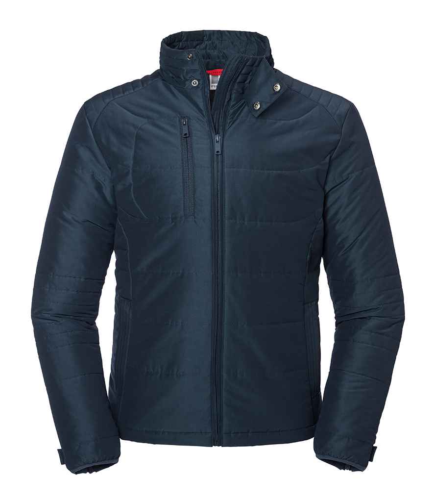 Russell Athletic Cross Padded Jacket - French Navy