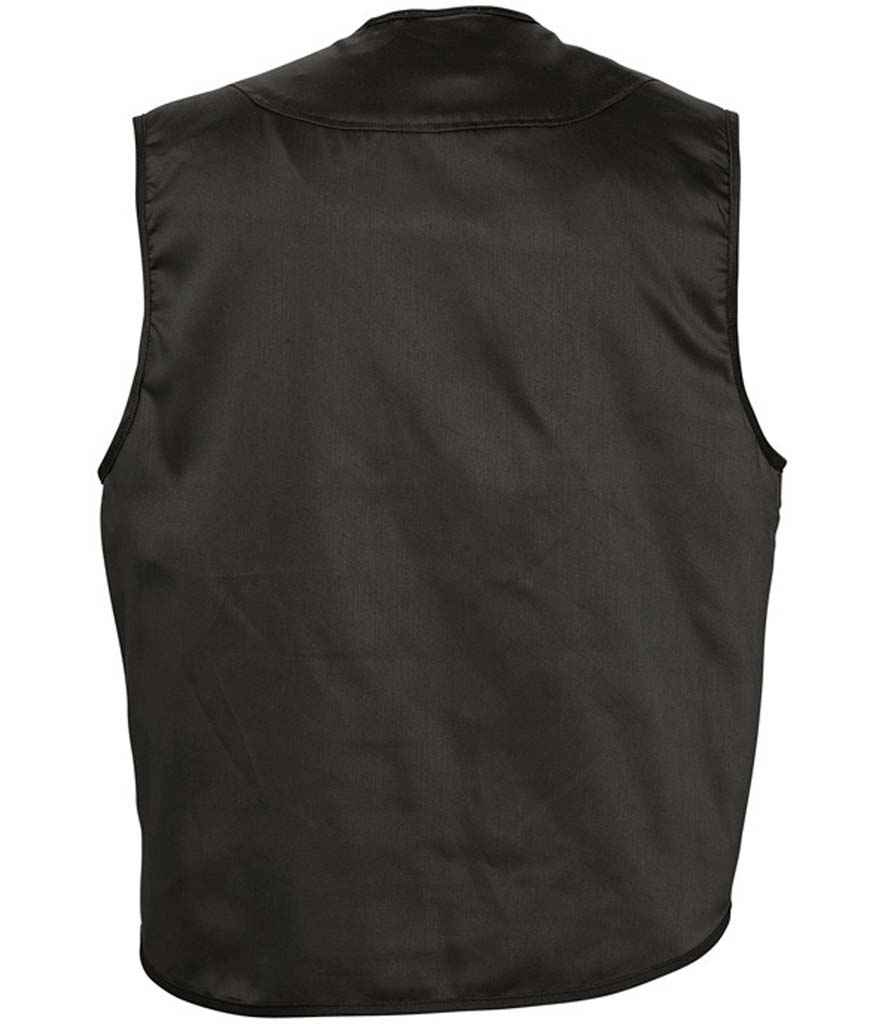 SOL'S Wild Waistcoat - Black