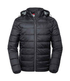 Russell Athletic Hooded Nano Padded Jacket - Black