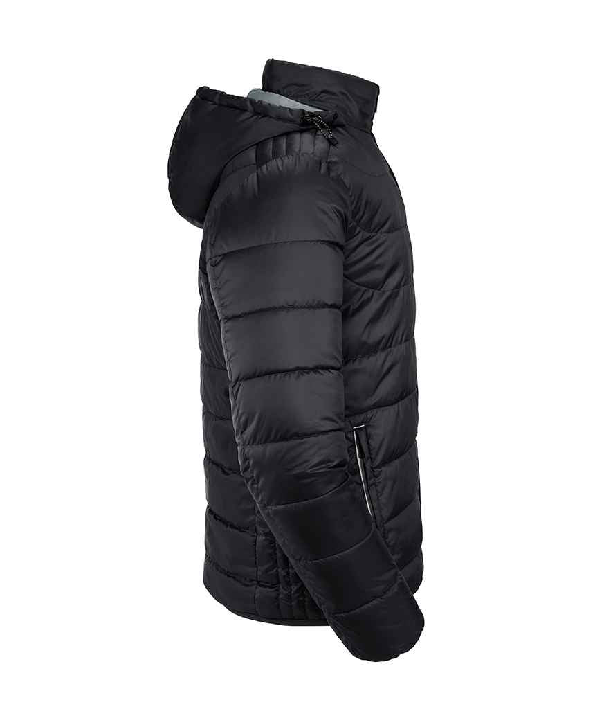 Russell Athletic Hooded Nano Padded Jacket - Black