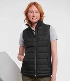 Russell Athletic Ladies Nano Padded Bodywarmer - Black