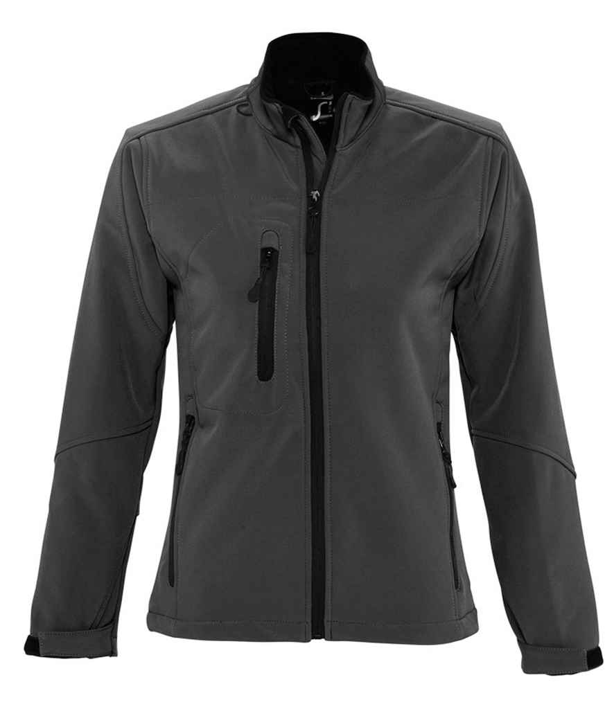 SOL'S Ladies Roxy Soft Shell Jacket - Charcoal