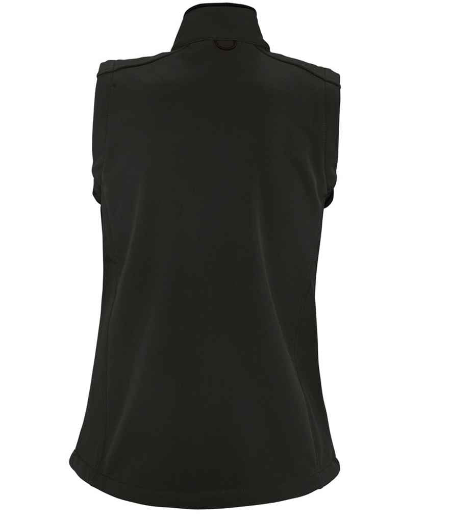 SOL'S Ladies Rallye Soft Shell Bodywarmer - Black