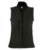 SOL'S Ladies Rallye Soft Shell Bodywarmer - Black