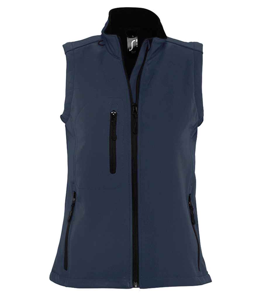 SOL'S Ladies Rallye Soft Shell Bodywarmer - French Navy