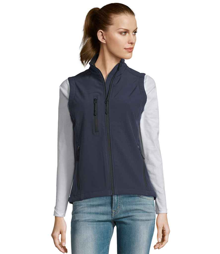 SOL'S Ladies Rallye Soft Shell Bodywarmer - French Navy