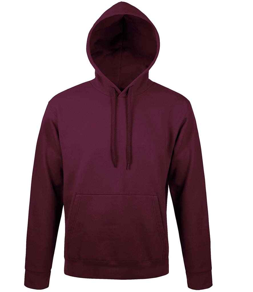SOL'S Unisex Snake Hooded Sweatshirt - Burgundy
