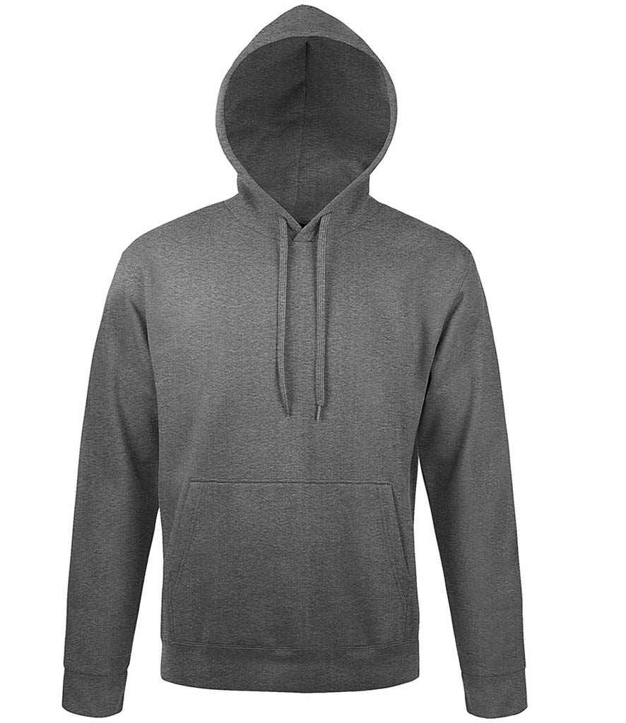 SOL'S Unisex Snake Hooded Sweatshirt - Charcoal Marl