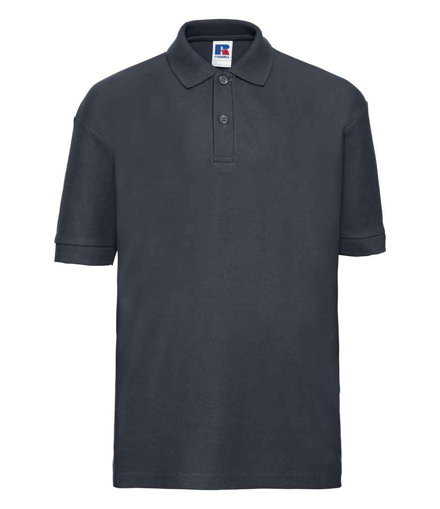 Russell Athletic Kids Poly/Cotton Piqué Polo Shirt - French Navy