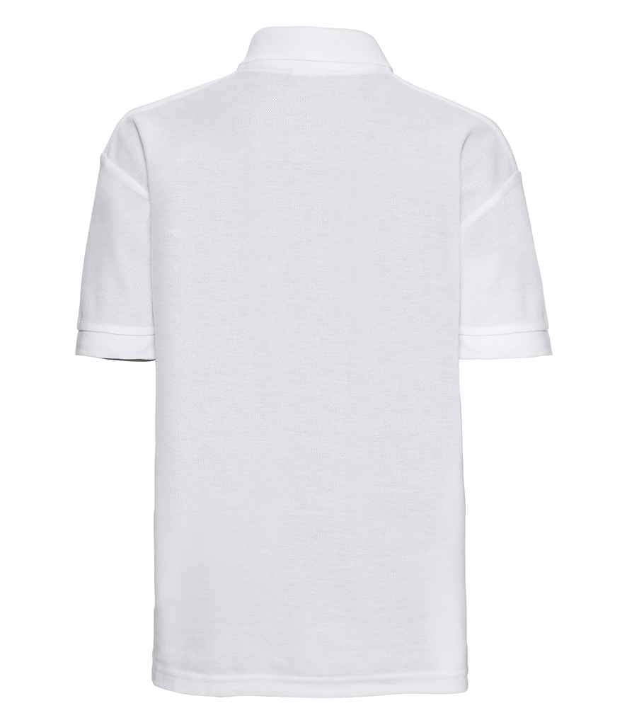 Russell Athletic Kids Poly/Cotton Piqué Polo Shirt - White