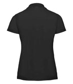 Russell Athletic Ladies Classic Poly/Cotton Piqué Polo Shirt - Black