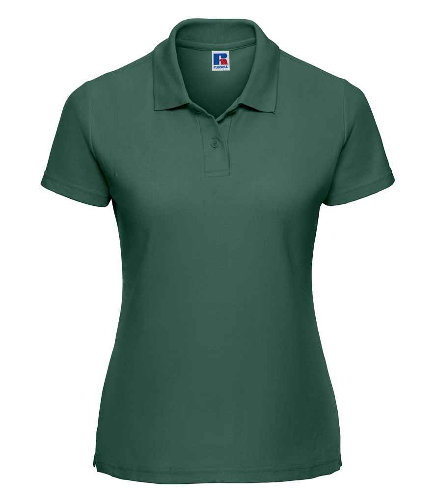 Russell Athletic Ladies Classic Poly/Cotton Piqué Polo Shirt - Bottle Green