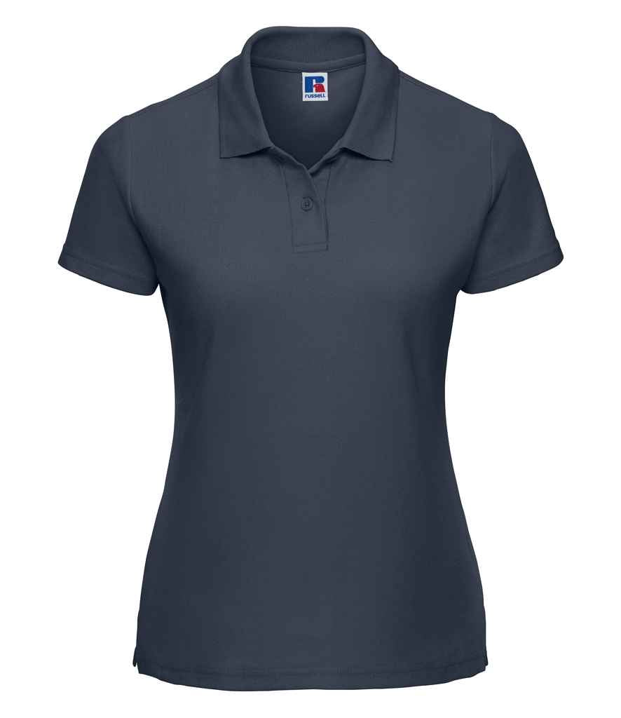 Russell Athletic Ladies Classic Poly/Cotton Piqué Polo Shirt - French Navy