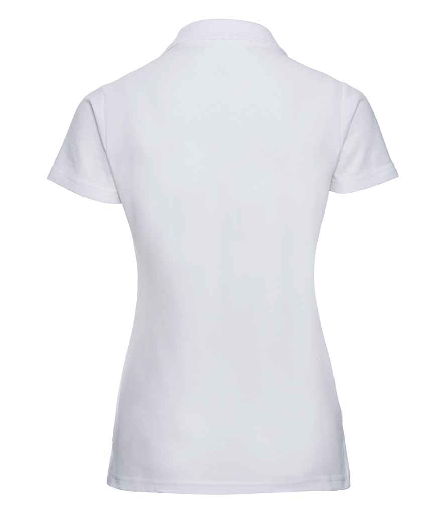 Russell Athletic Ladies Classic Poly/Cotton Piqué Polo Shirt - White