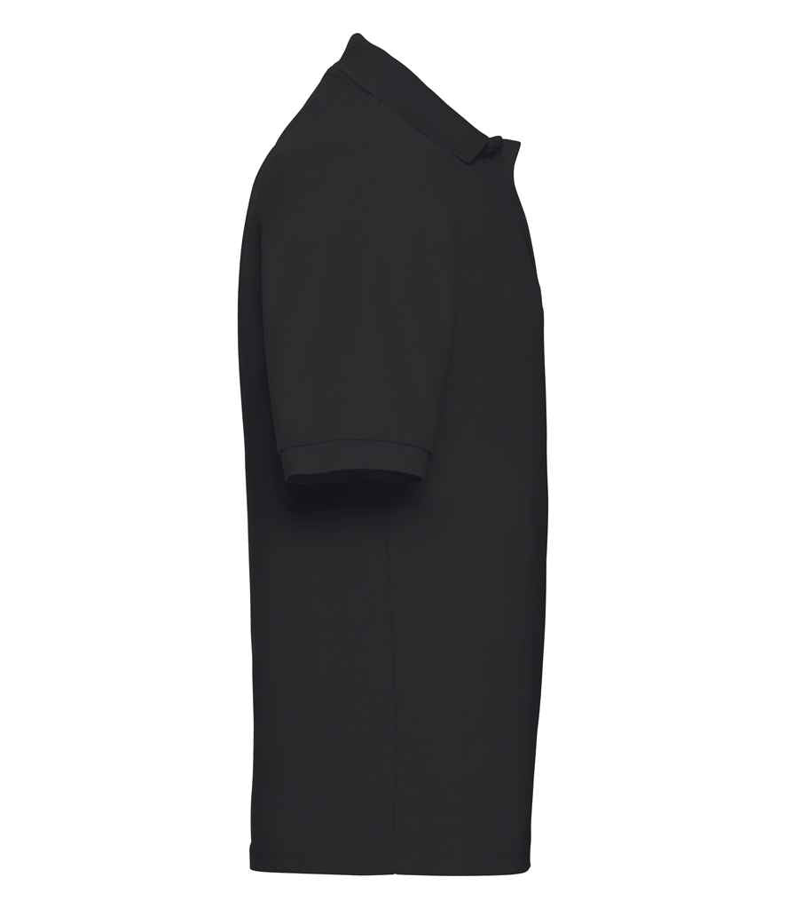 Russell Athletic Poly/Cotton Piqué Polo Shirt - Black