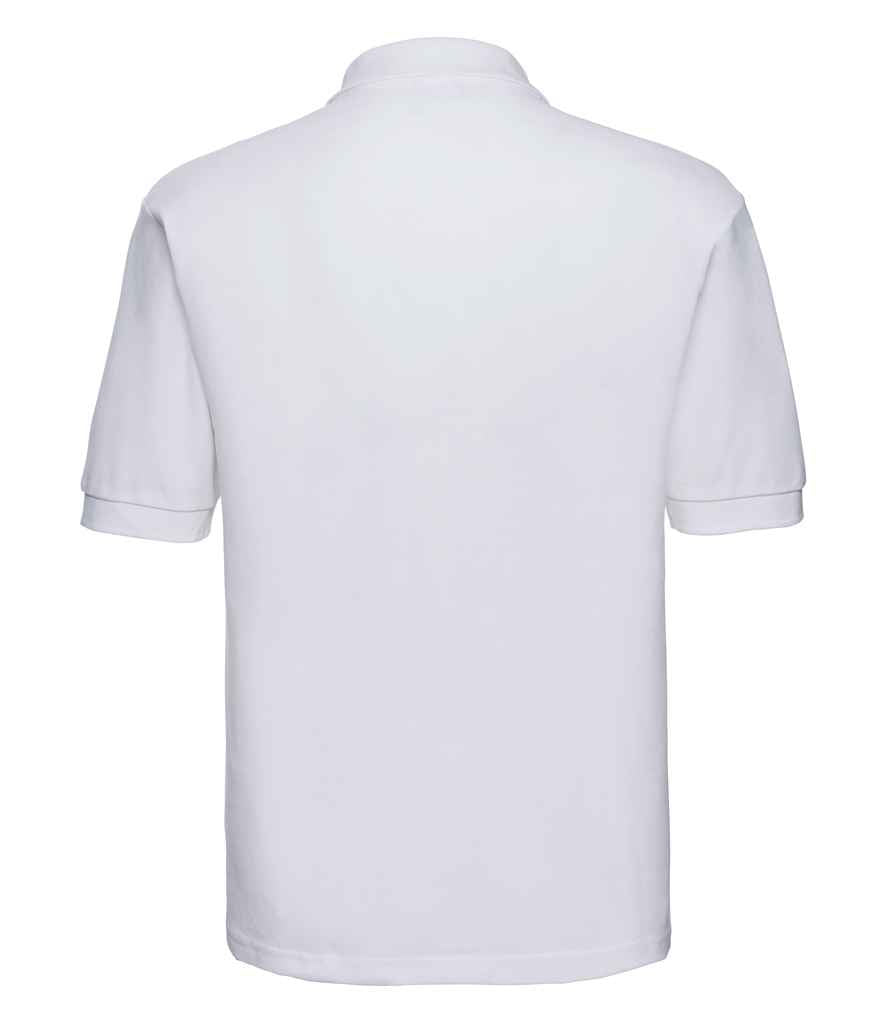 Russell Athletic Poly/Cotton Piqué Polo Shirt - White