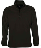 SOL'S Ness Zip Neck Fleece - Black