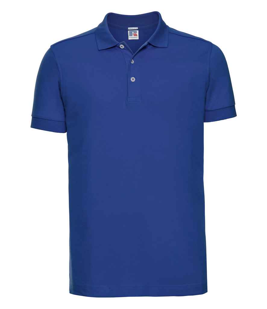 Russell Athletic Stretch Piqué Polo Shirt - Bright Royal
