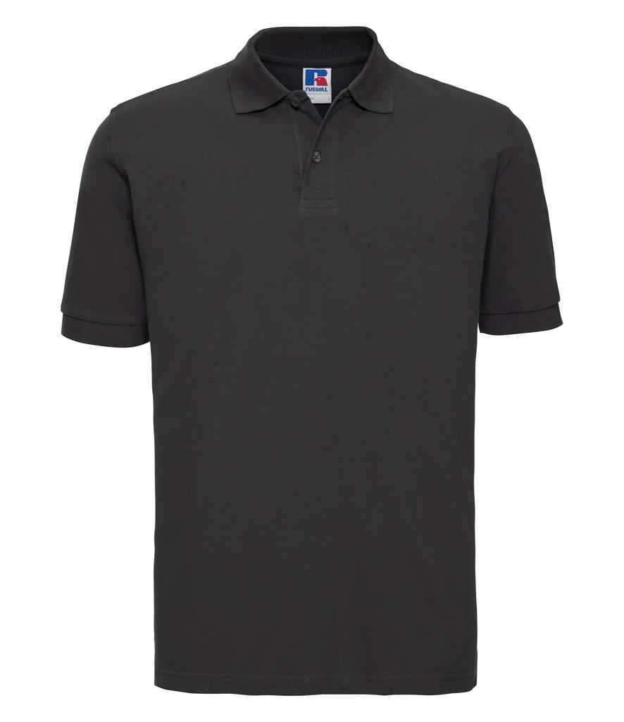 Russell Athletic Classic Cotton Piqué Polo Shirt - Black