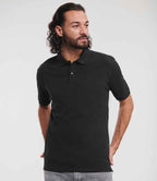 Russell Athletic Classic Cotton Piqué Polo Shirt - Black
