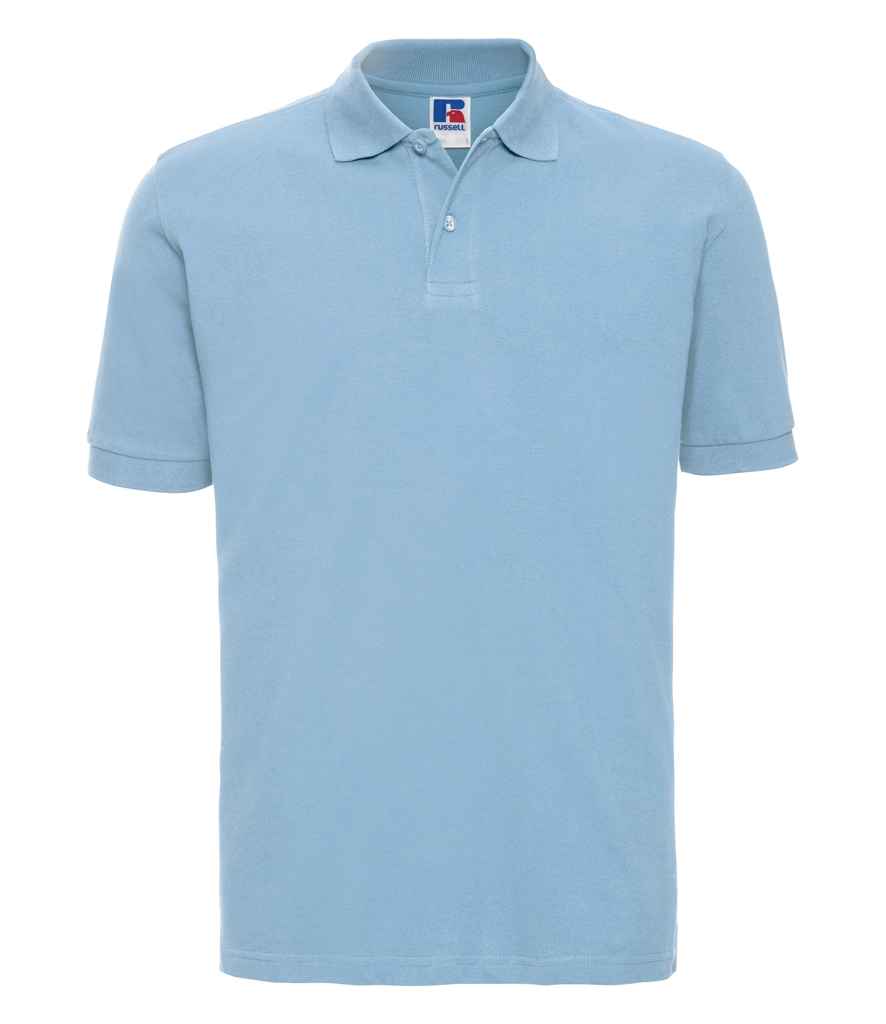 Russell Athletic Classic Cotton Piqué Polo Shirt - Sky Blue