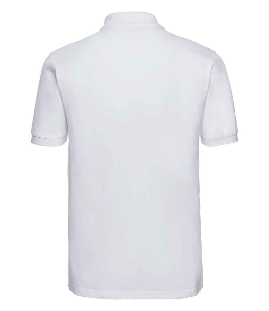 Russell Athletic Classic Cotton Piqué Polo Shirt - White