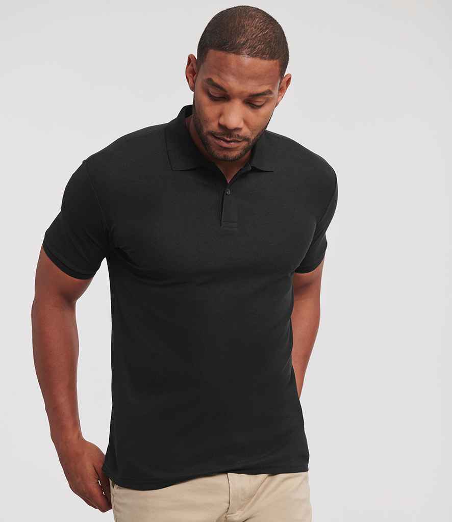 Russell Athletic Piqué Polo Shirt - Black
