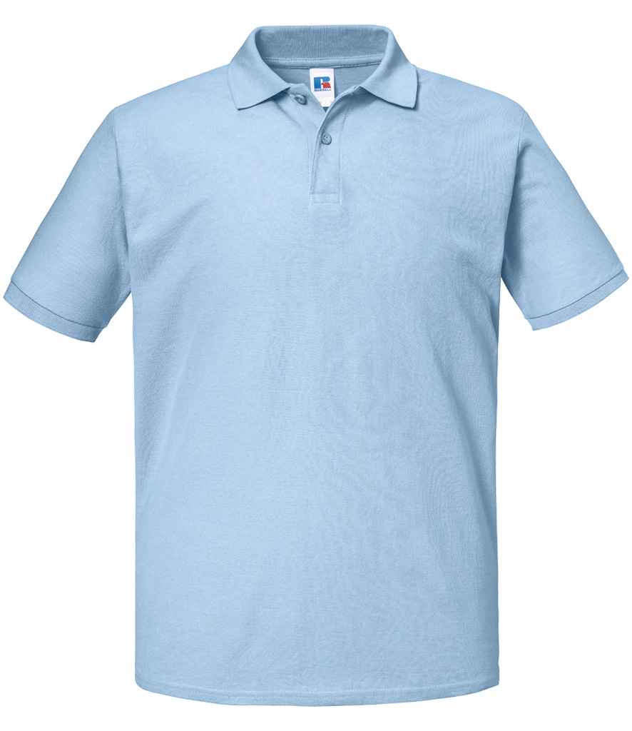 Russell Athletic Piqué Polo Shirt - Sky Blue