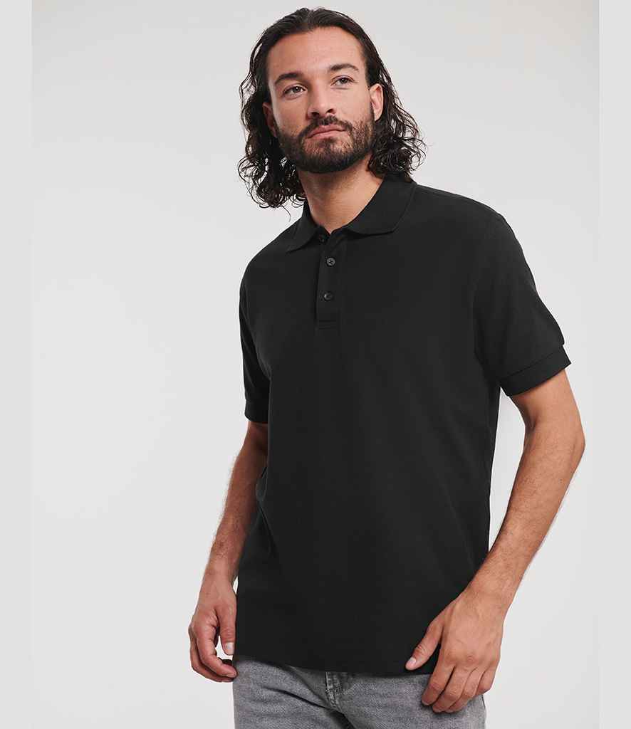 Russell Athletic Ultimate Cotton Piqué Polo Shirt - Black