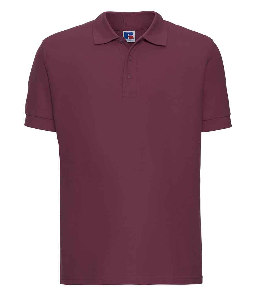 Russell Athletic Ultimate Cotton Piqué Polo Shirt - Burgundy