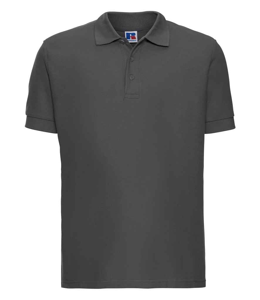 Russell Athletic Ultimate Cotton Piqué Polo Shirt - Titanium
