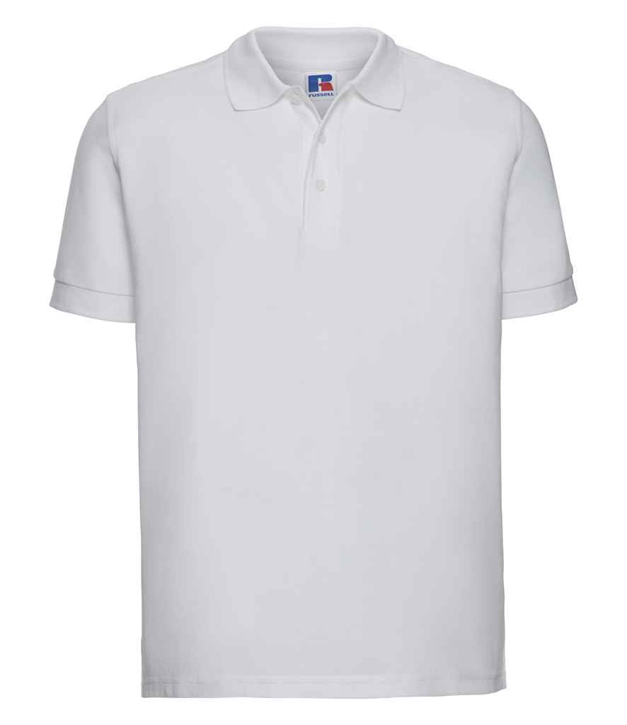 Russell Athletic Ultimate Cotton Piqué Polo Shirt - White