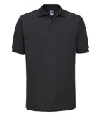 Russell Athletic Hardwearing Poly/Cotton Piqué Polo Shirt - Black
