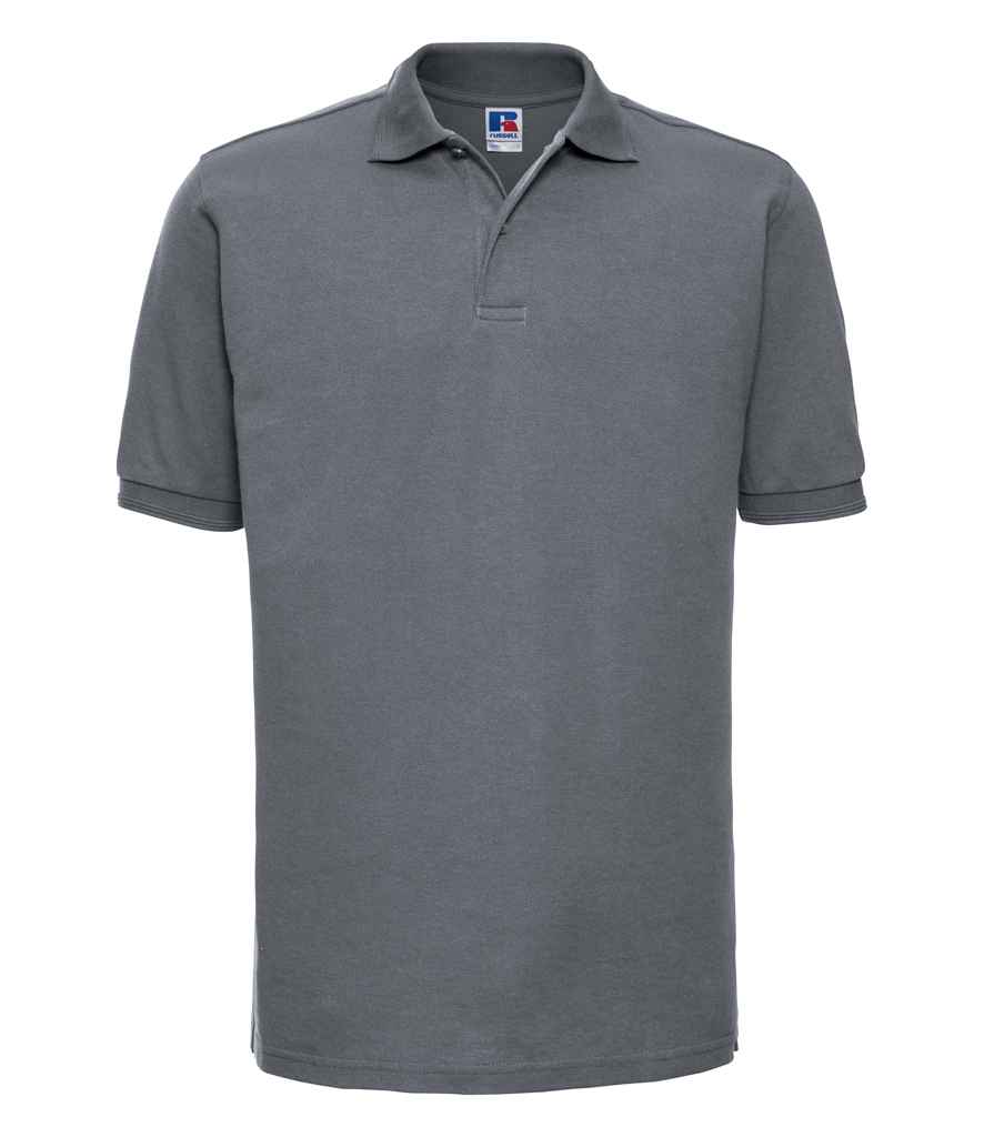 Russell Athletic Hardwearing Poly/Cotton Piqué Polo Shirt - Convoy Grey